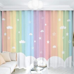 Rainbow Color Curtains